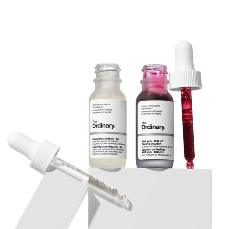Renueva tu Piel con el Duo Perfecto: Peeling + Ácido Hialurónico de The Ordinary para una Piel Radiante y Hidratada!