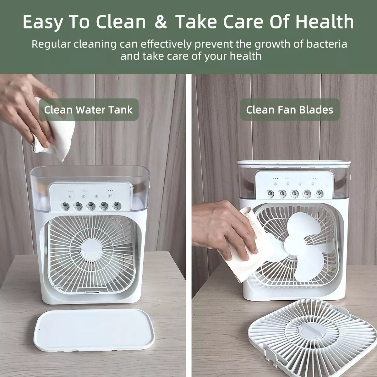 "Confort y Frescura en un Solo Equipo: Aire Acondicionado Portátil con Ventilador"